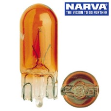 Narva EL47510 - 5W Amber W2.1 X 9.5D WY5W Wedge Globes (Box of 10)